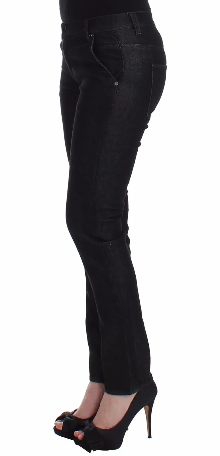 Ermanno Scervino Slim Jeans blaue Hose Skinny Leg Damen Stretch