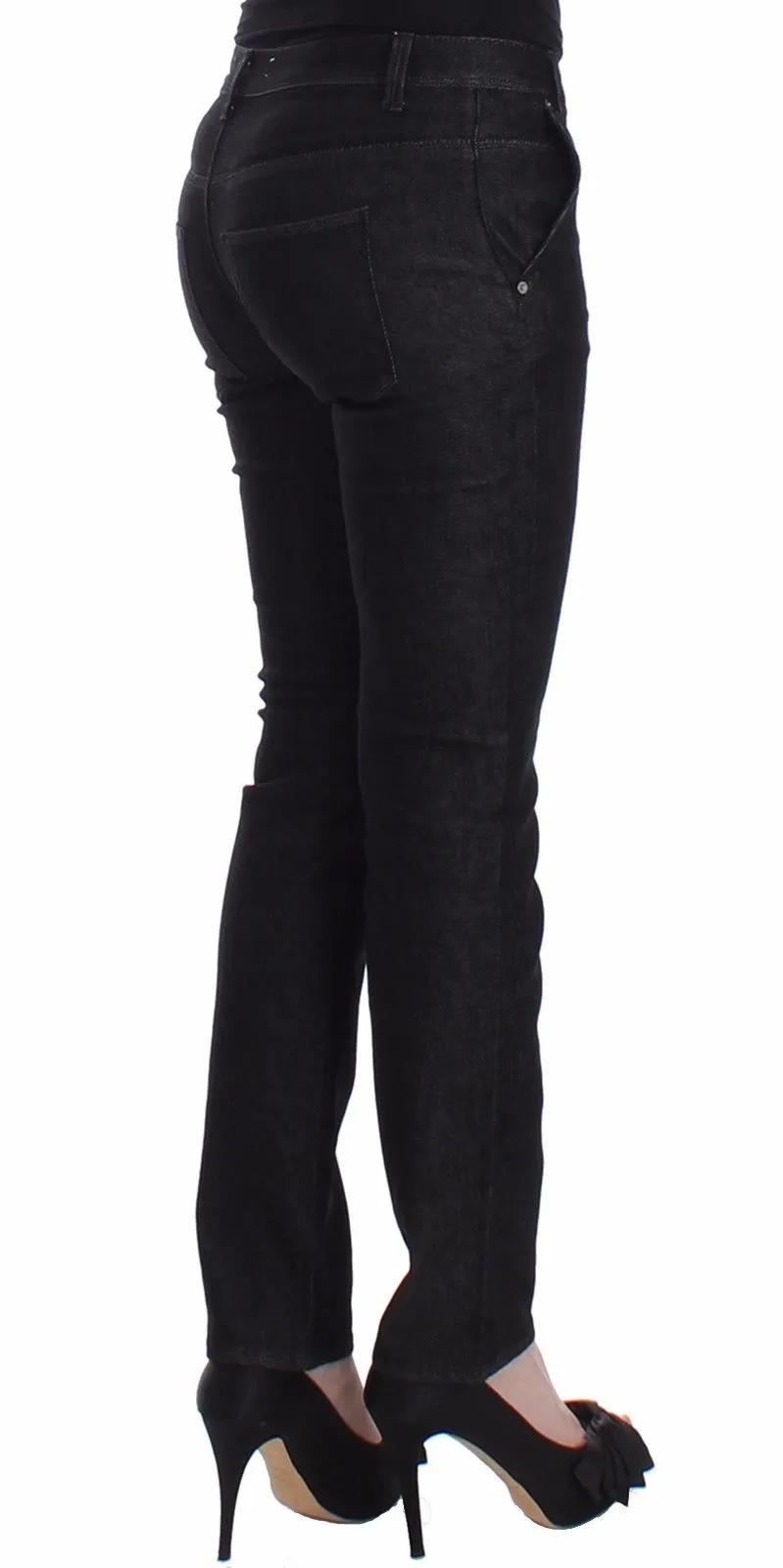 Ermanno Scervino Slim Jeans blaue Hose Skinny Leg Damen Stretch