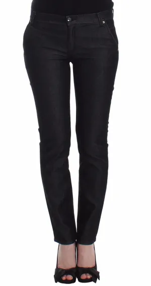Ermanno Scervino Slim Jeans blaue Hose Skinny Leg Damen Stretch