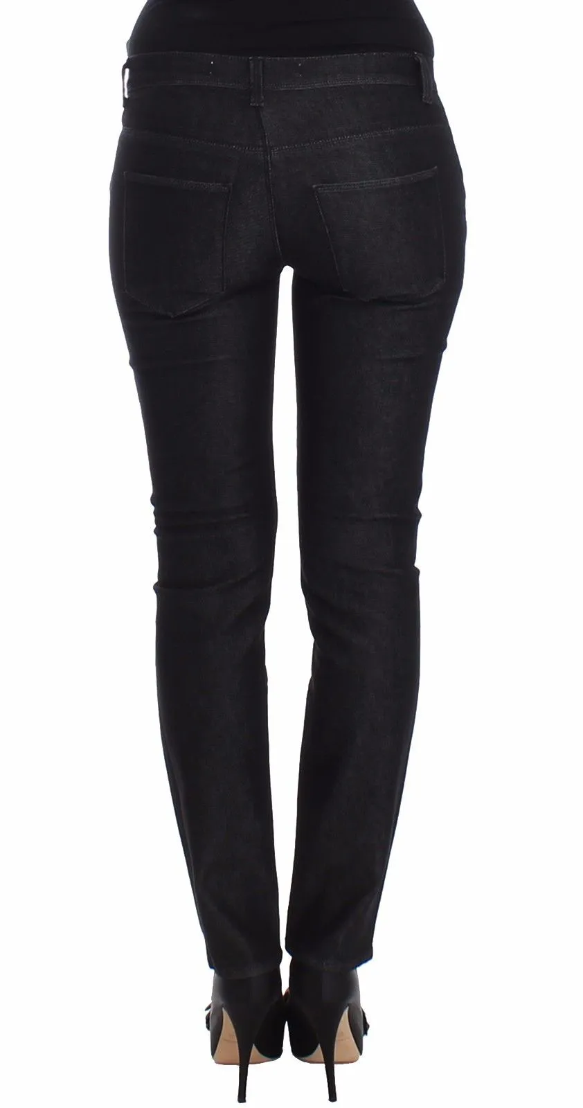 Ermanno Scervino Slim Jeans blaue Hose Skinny Leg Damen Stretch
