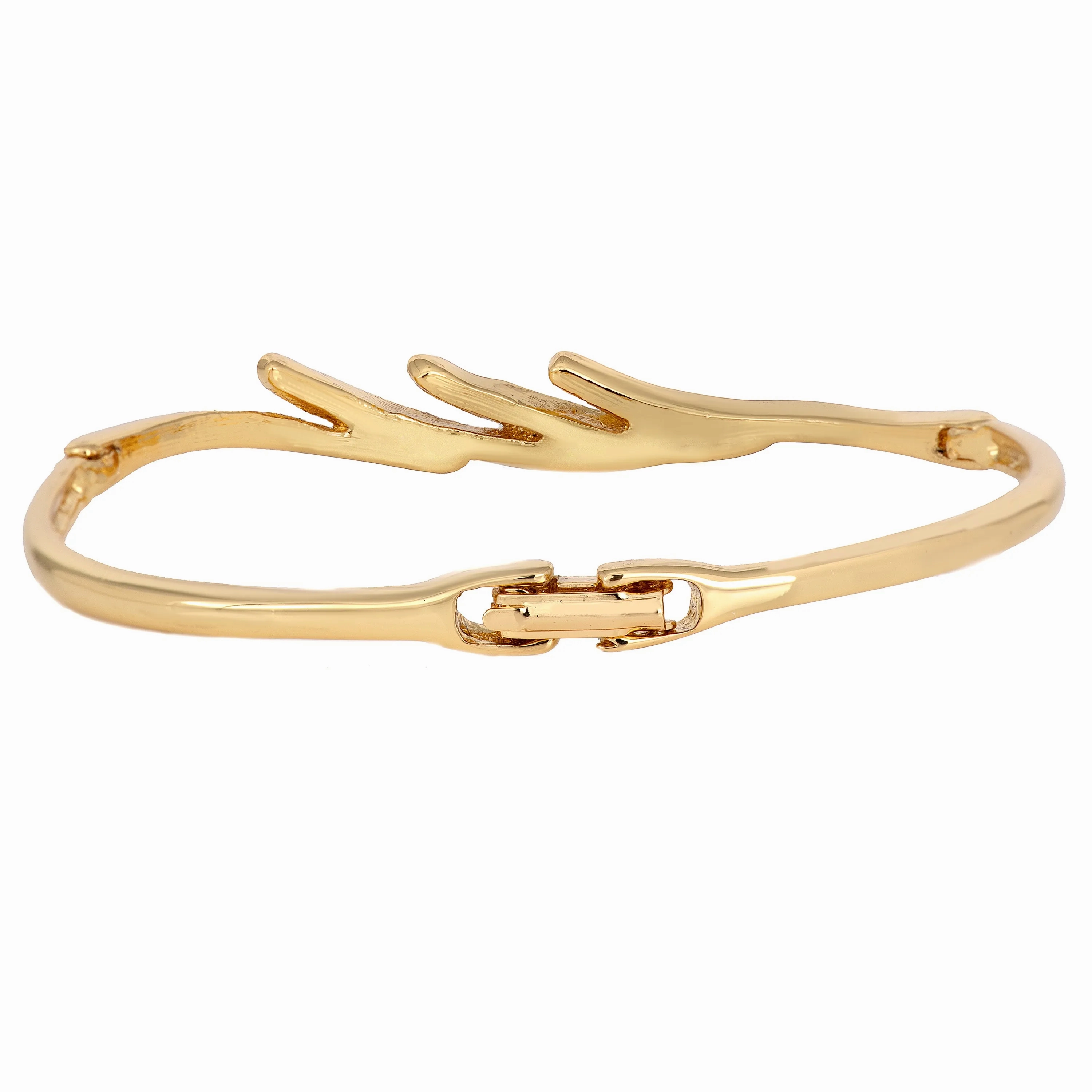 Estele - gold plated 3 Strike Designer Diamond Bracelet for Women