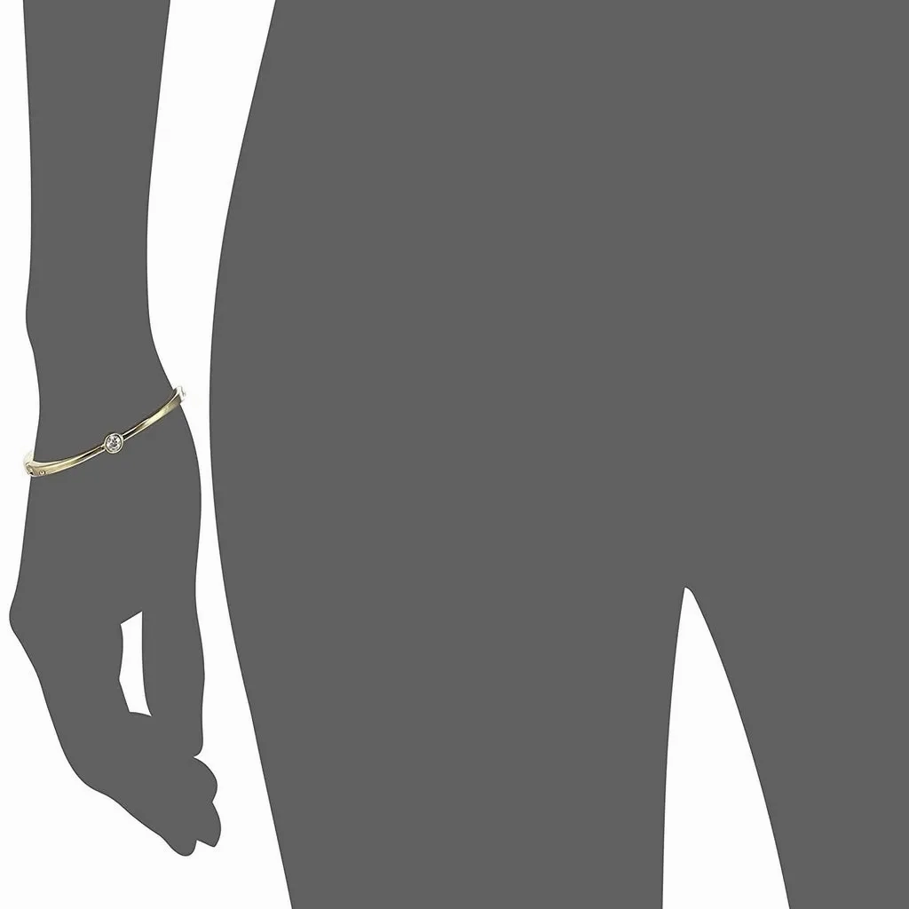 Estele Gold Plated Solitaire Studded Bracelet for women