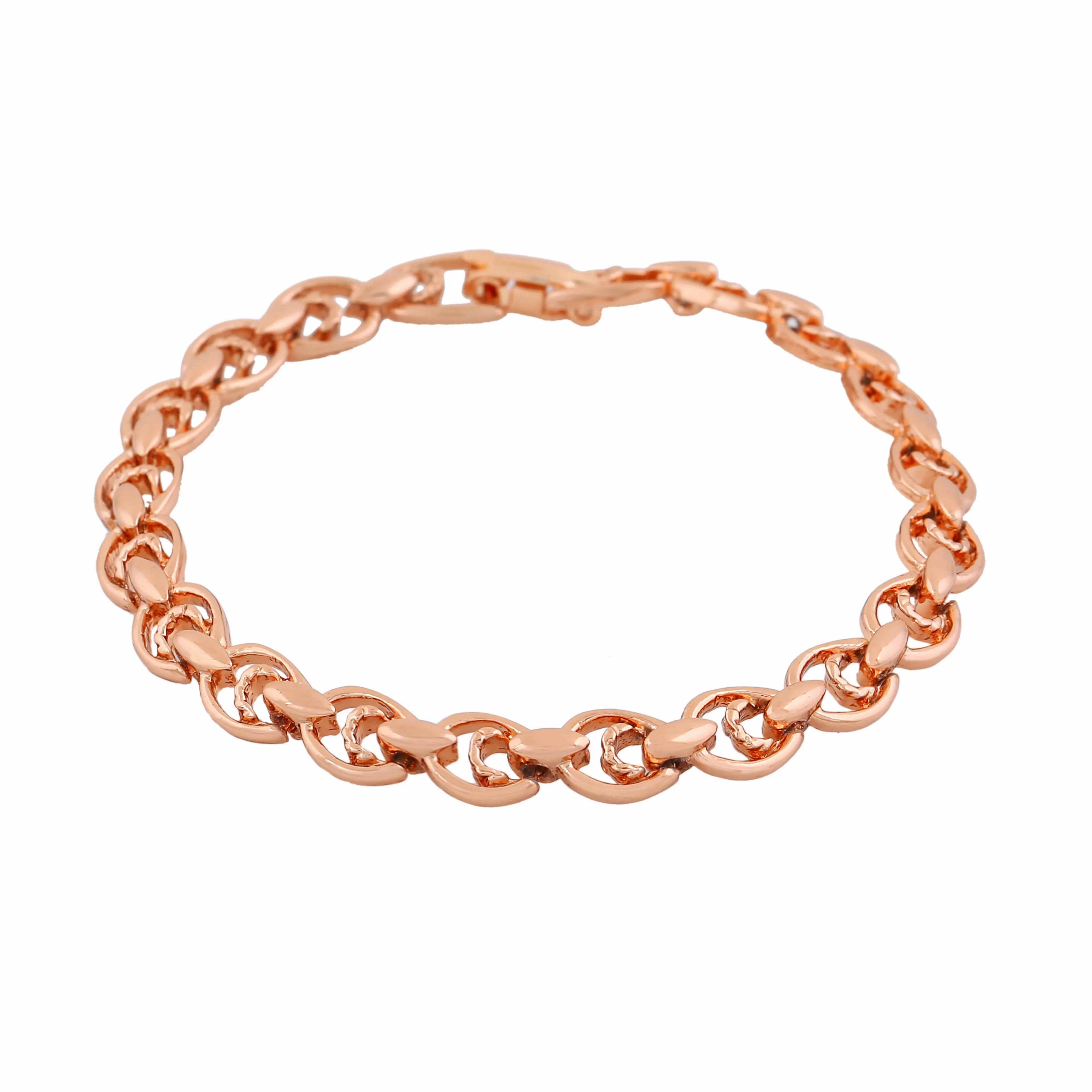 Estele Rose Gold Plated Hula Loop Bracelet for Women