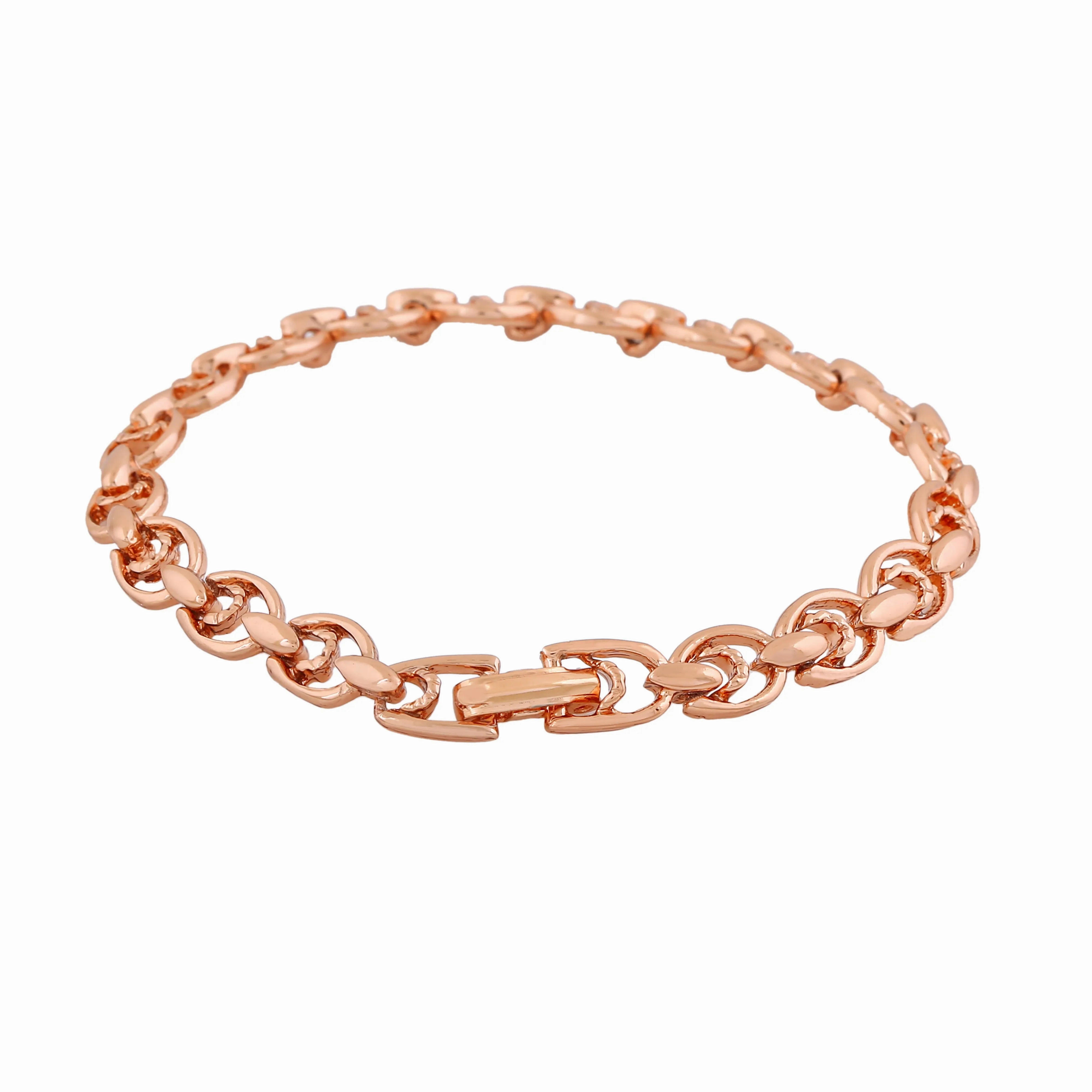 Estele Rose Gold Plated Hula Loop Bracelet for Women