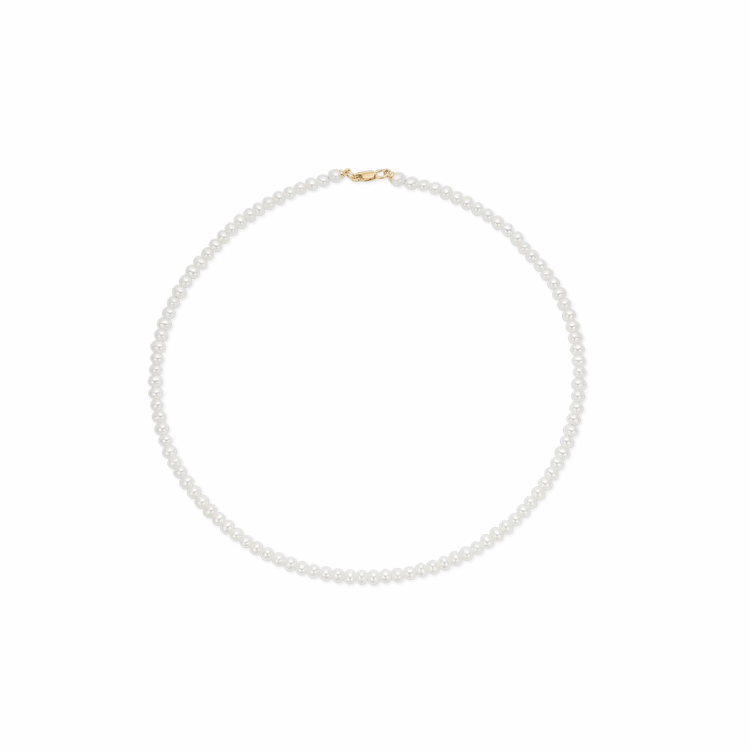 Esther 14K Gold Necklace w. Pearls