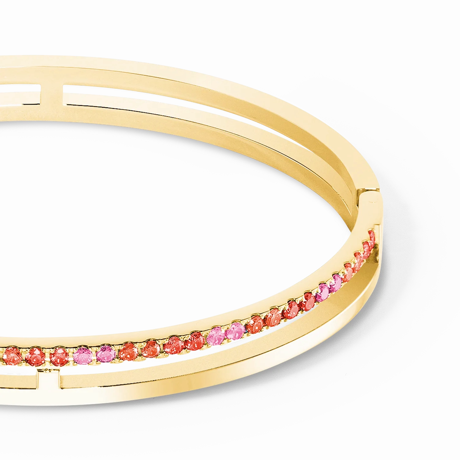 Eternal Unity Bangle gold-red
