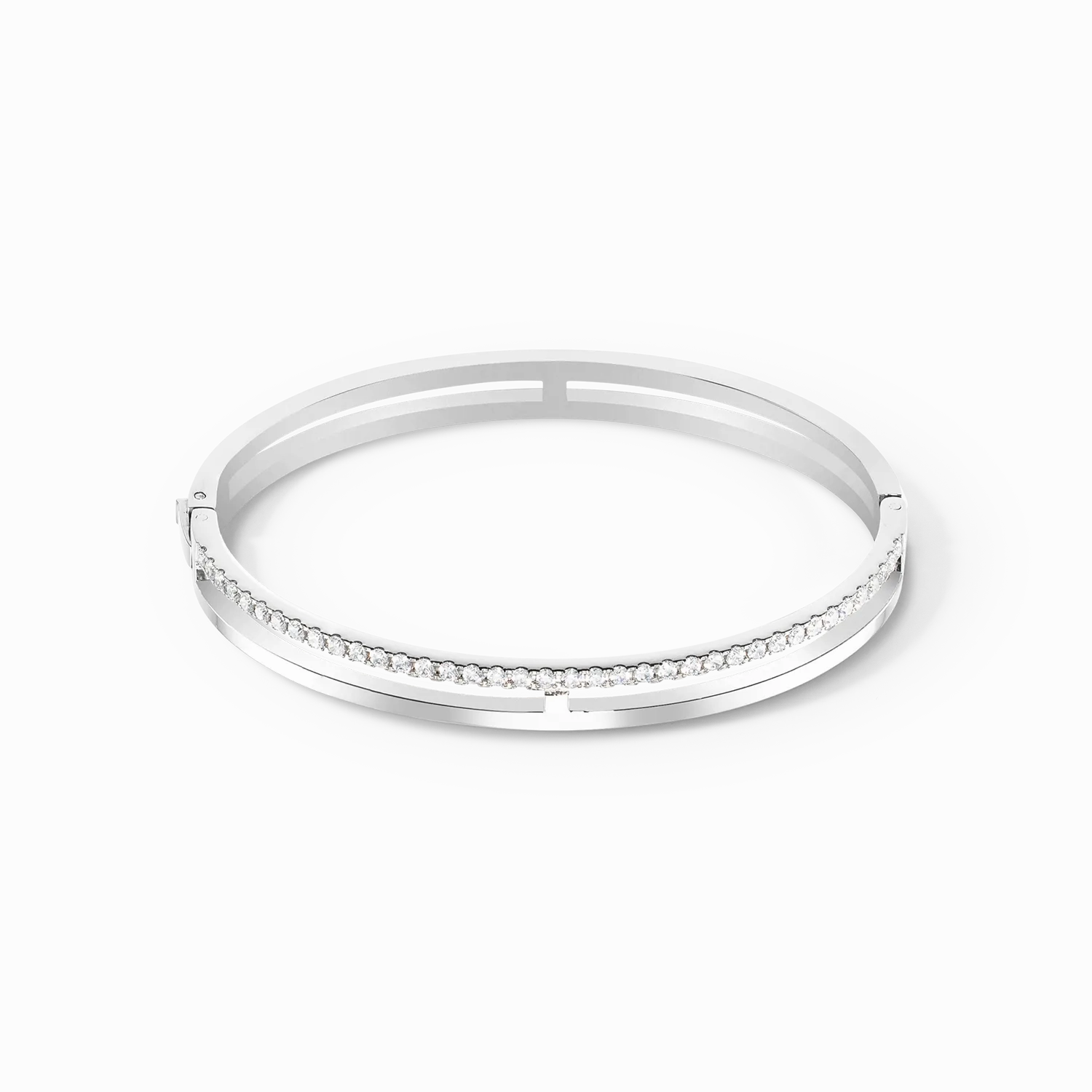 Eternal Unity Bangle silver-crystal