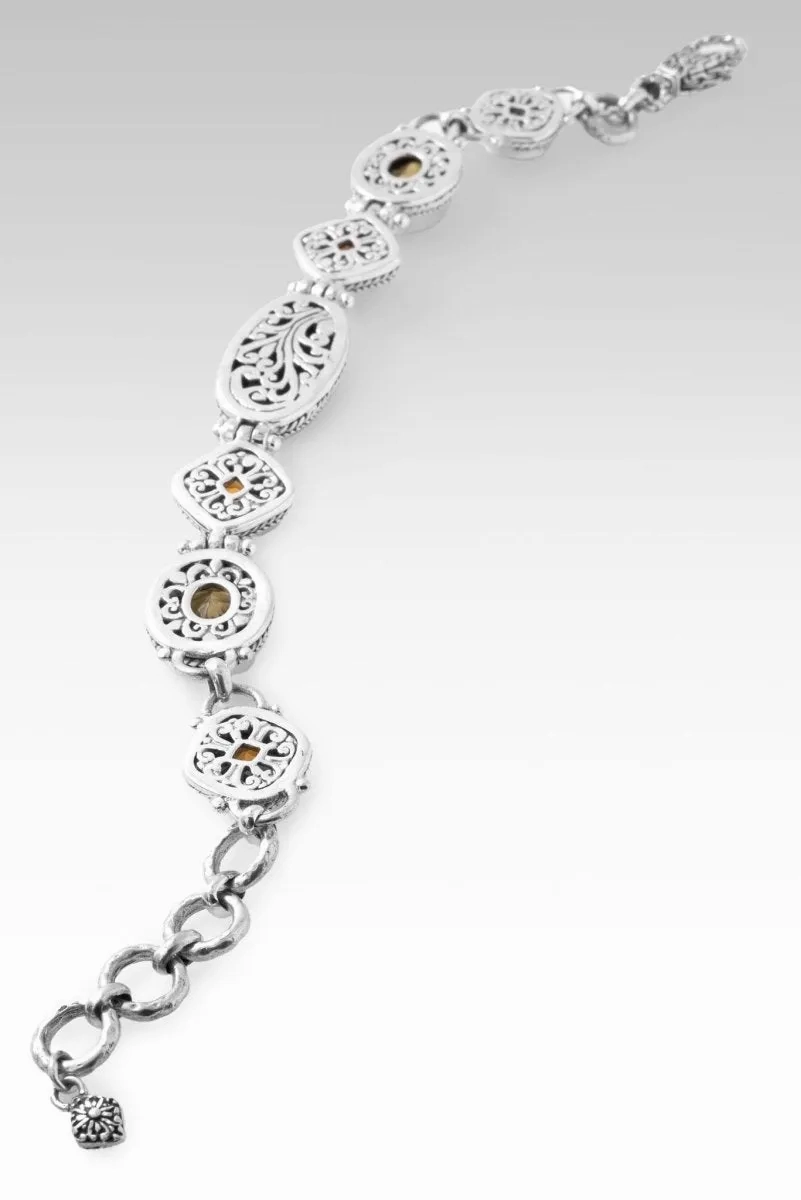 Every Fear Is Gone Bracelet? in Green Mohave Kingman Turquoise, Olive Quartz &amp; Citrine