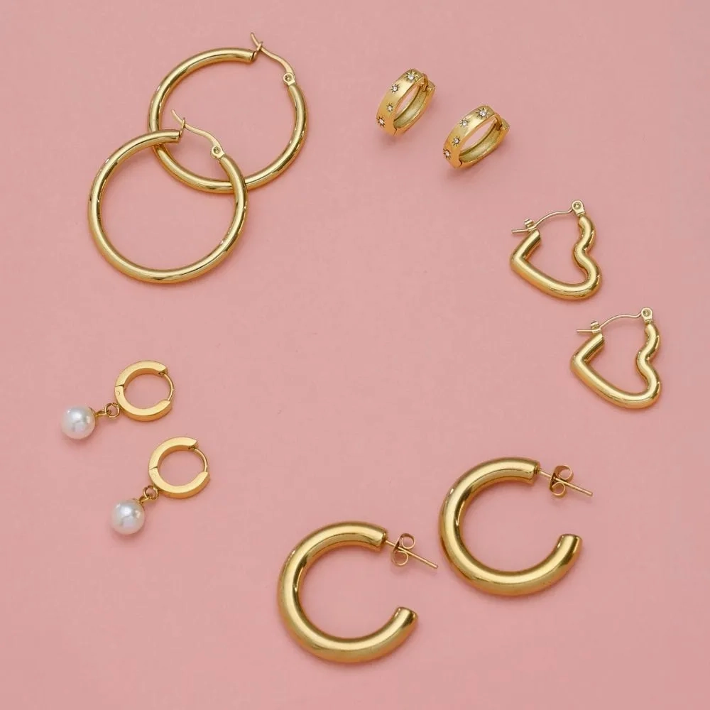 Exude Hoop Earrings