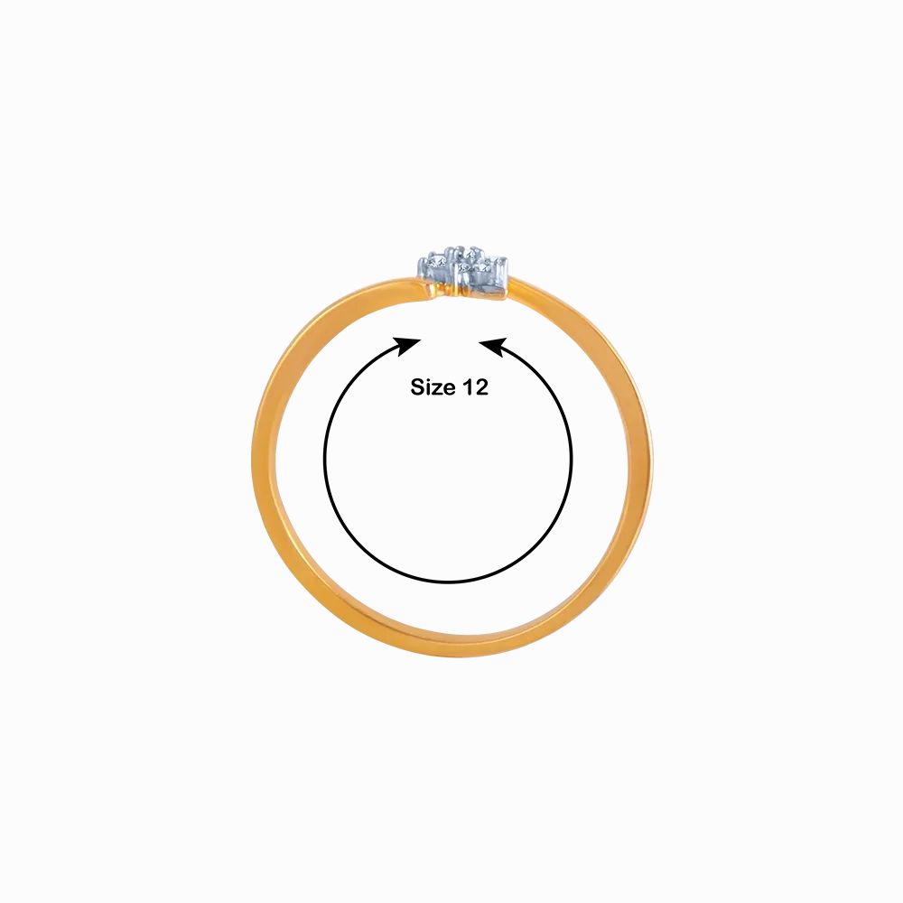 Fairy Fern Diamond Ring