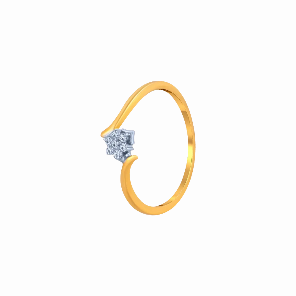Fairy Fern Diamond Ring