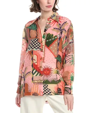 FARM Rio Mystische Stadt Pyjama-Shirt