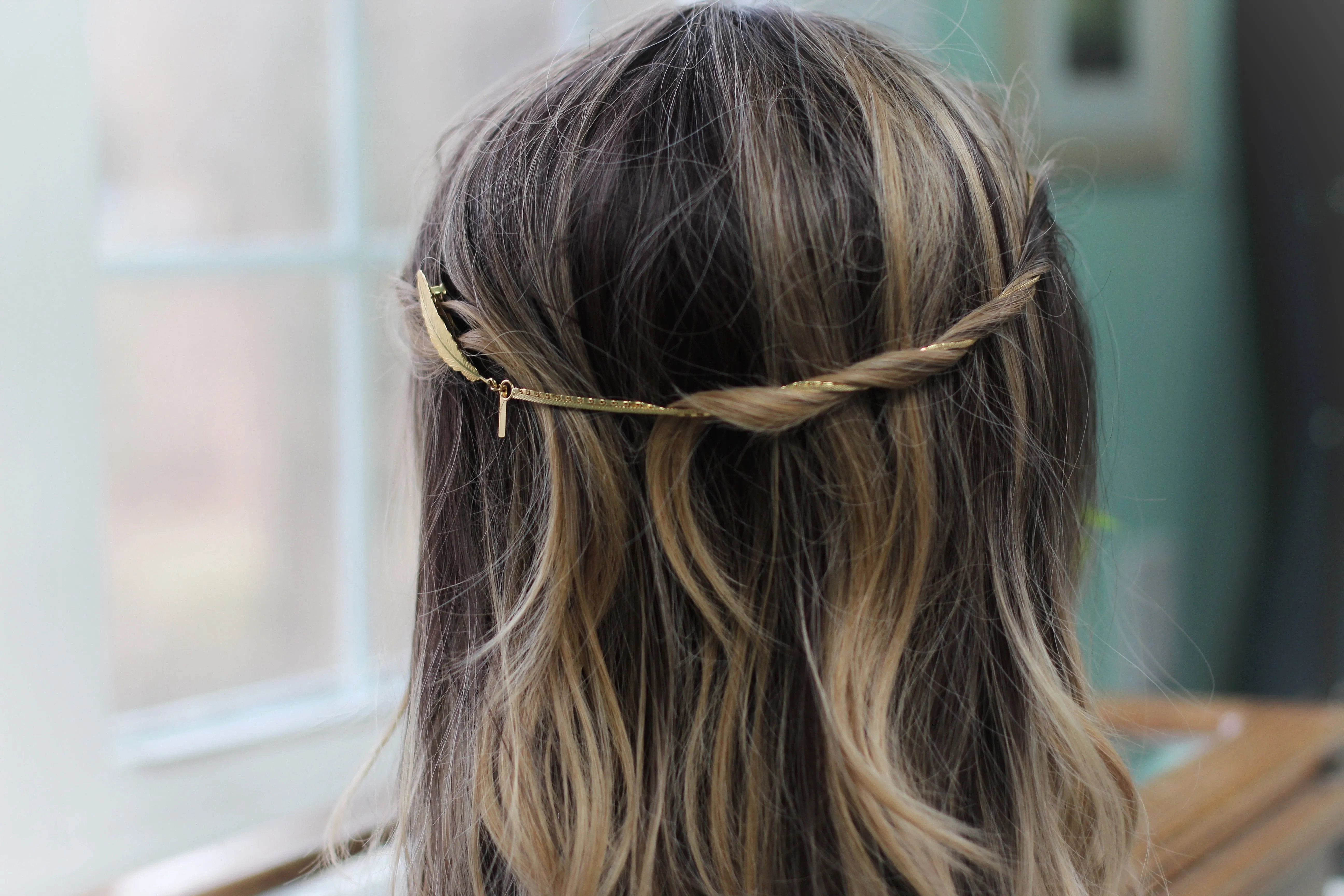 Feather Hair Chain