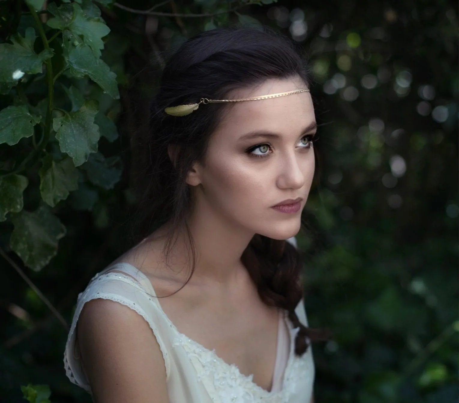 Feather Hair Chain