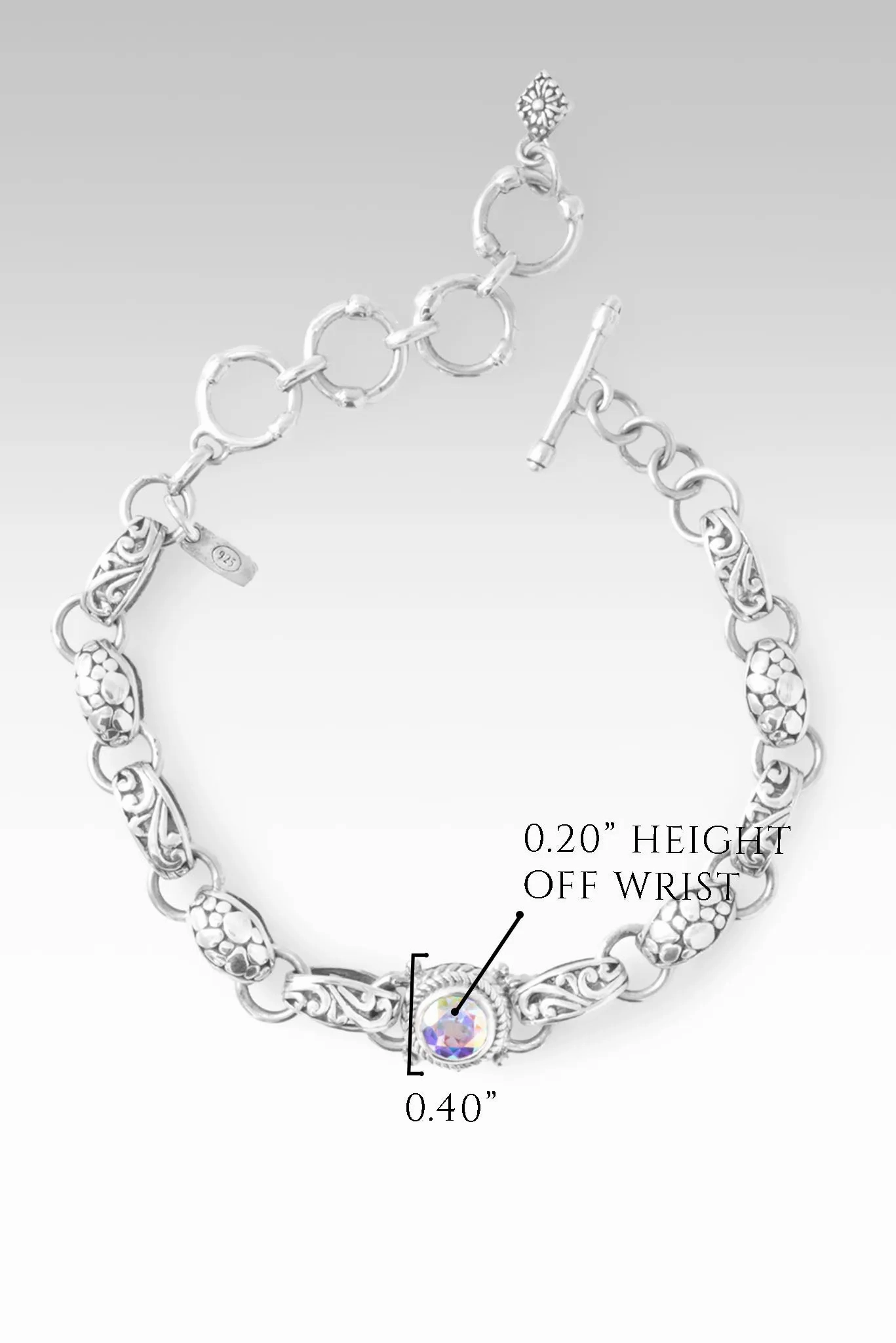 Filled with Hope Bracelet? in Mercury Mist? Mystic Topaz