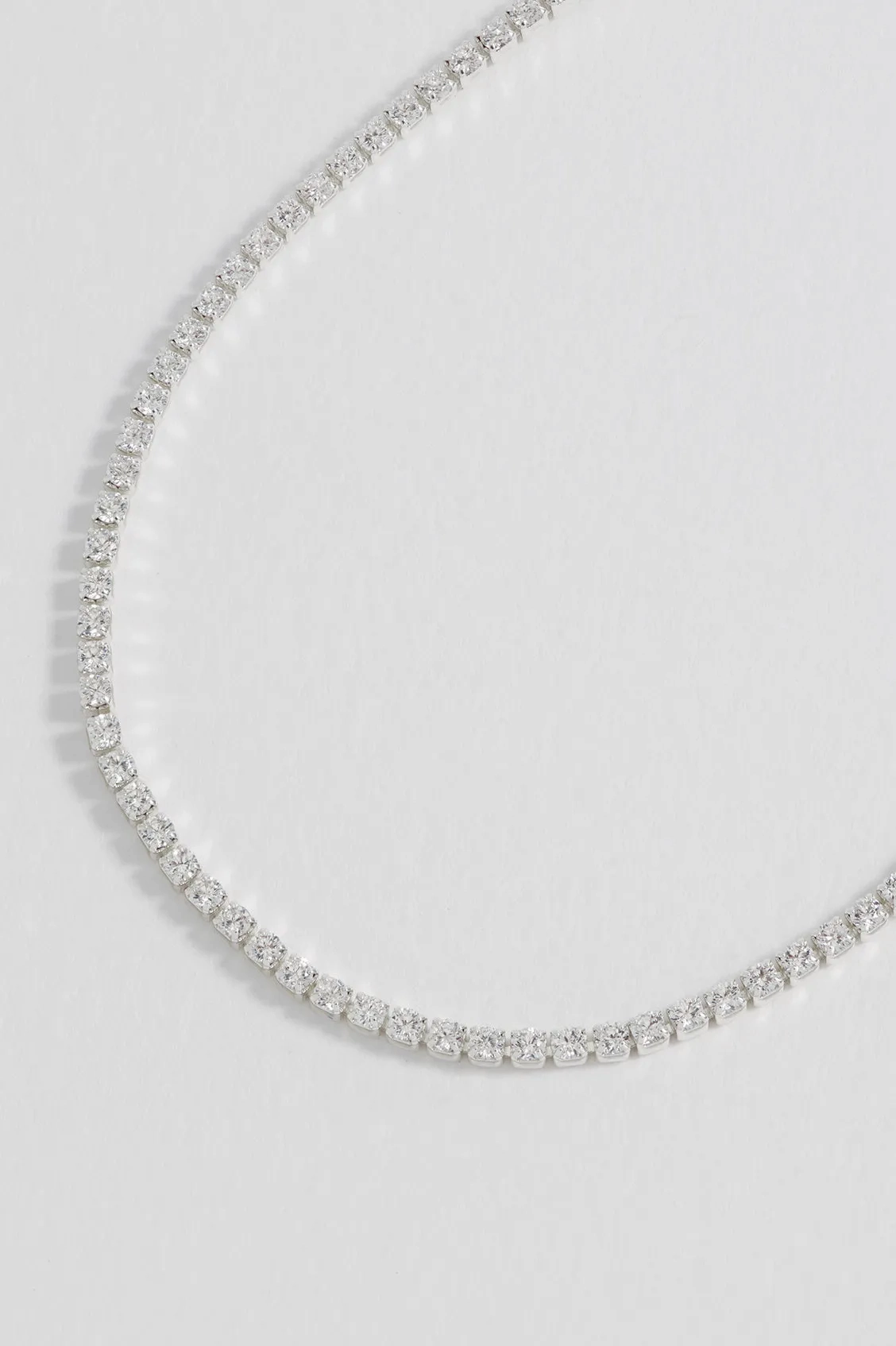 Fine CZ Tennis Bracelet