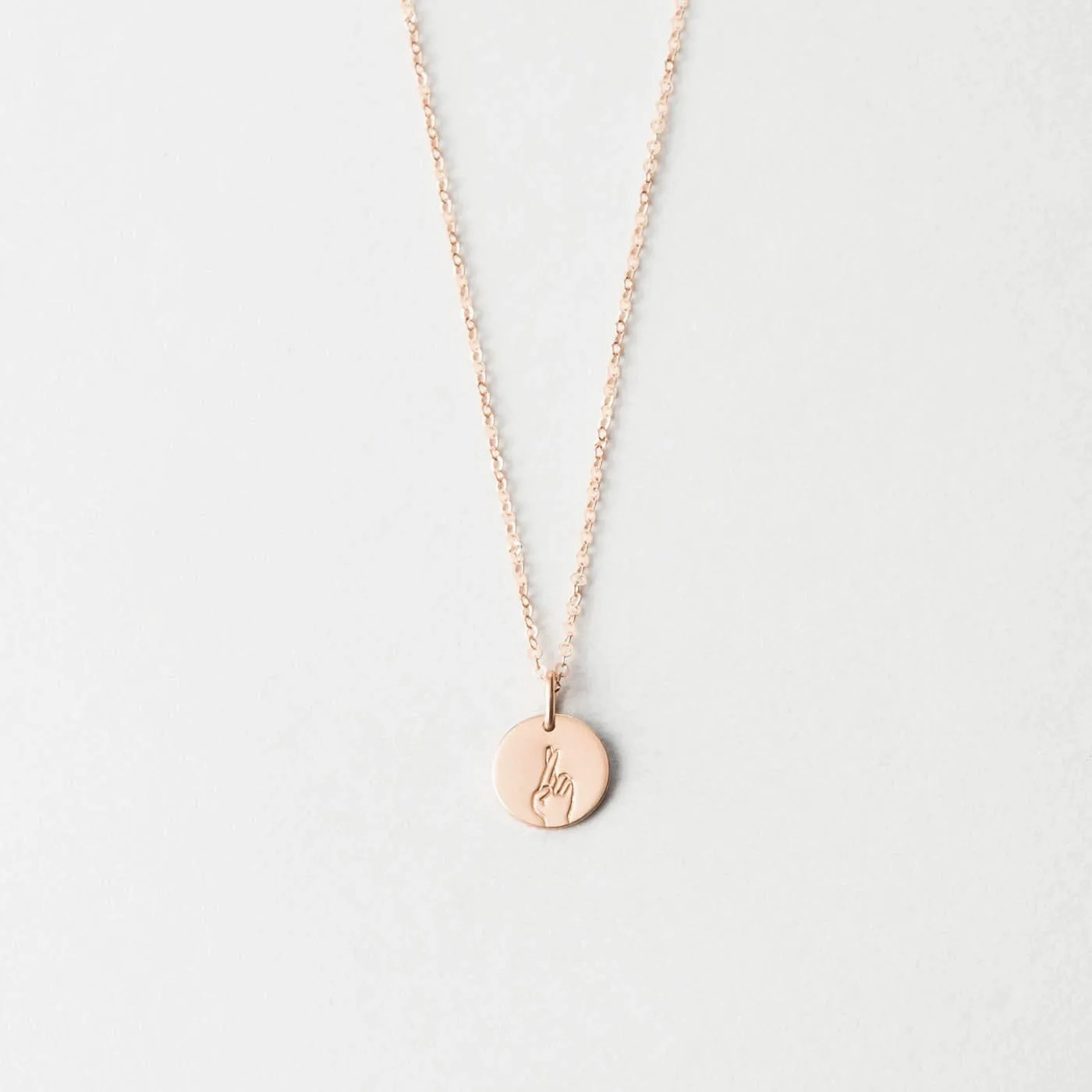 Fingers Crossed Necklace