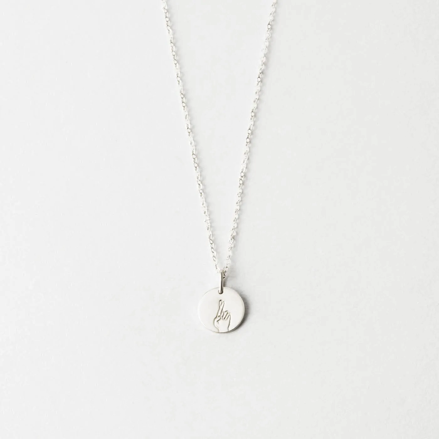 Fingers Crossed Necklace