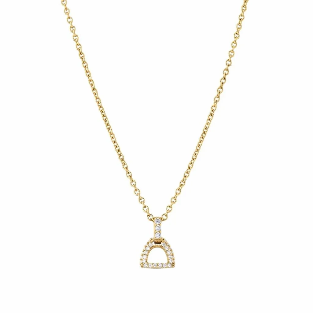Fiontini 18K Gold Pendant w. 36 Diamonds