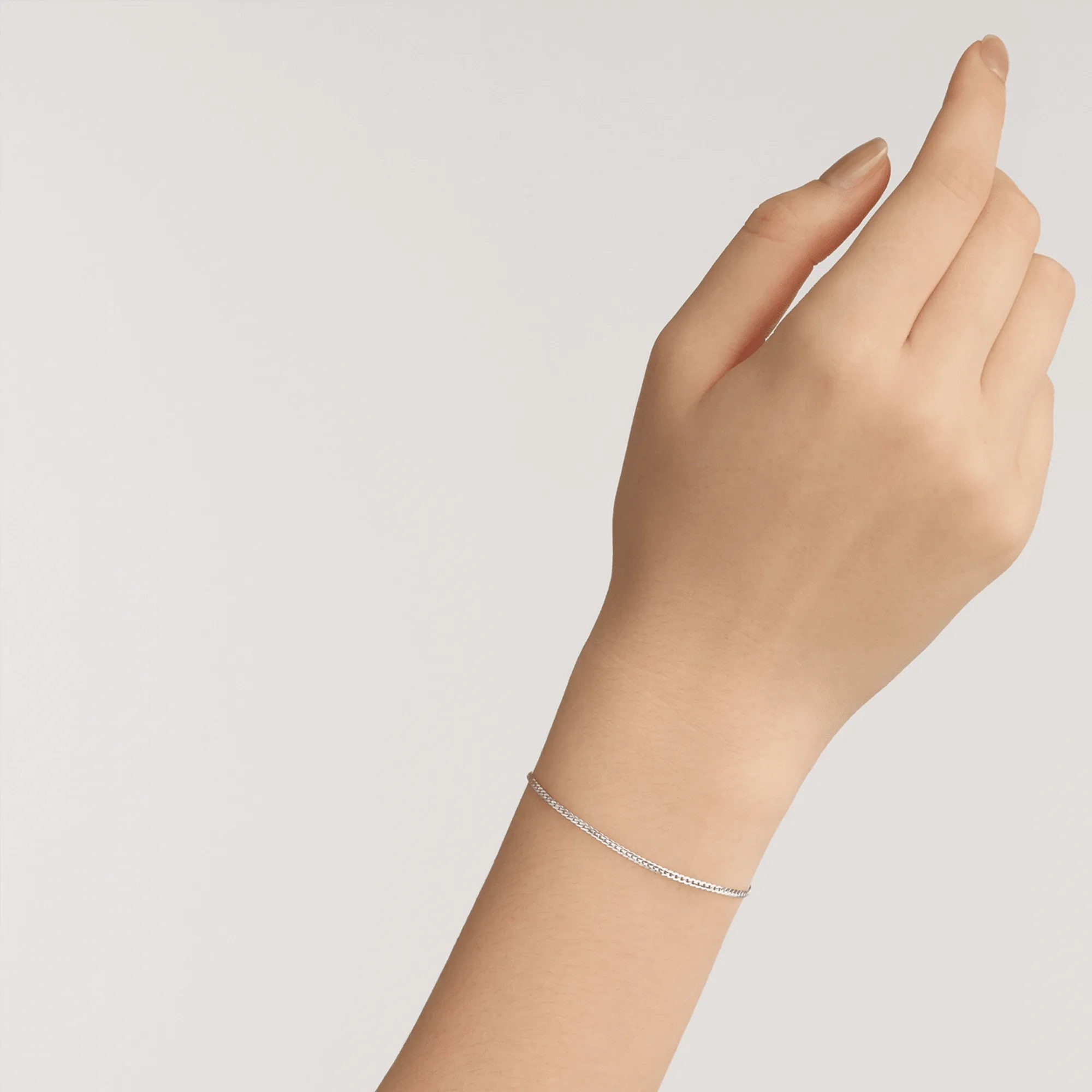 Flat Chain Bracelet S