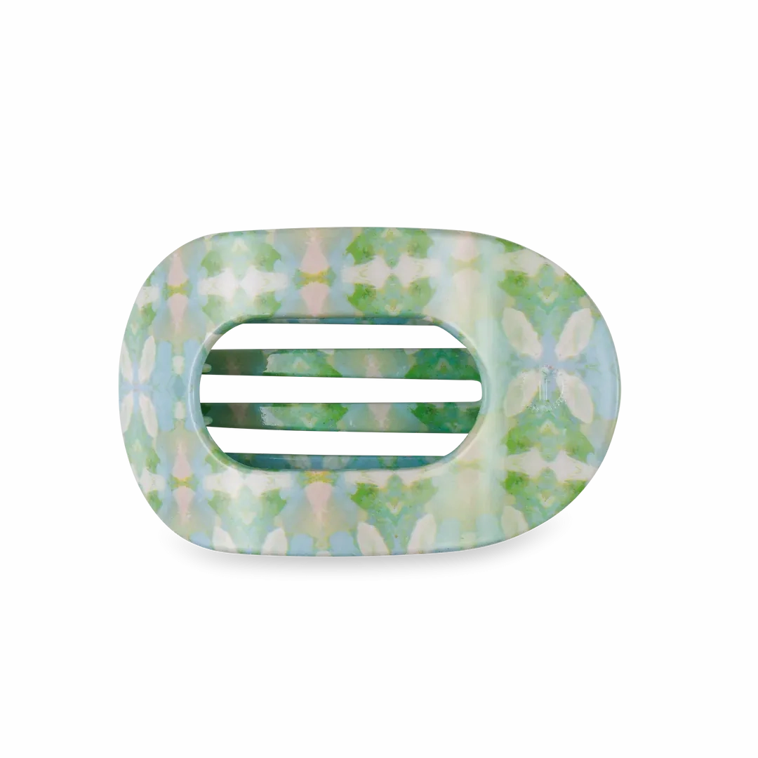 Flat Round Large Hair Clip Teleties