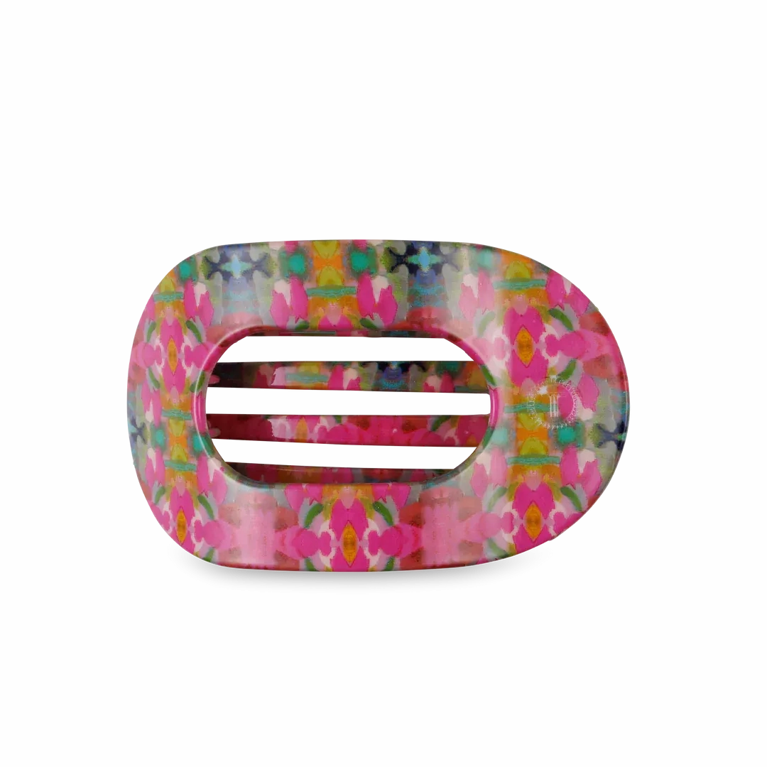 Flat Round Large Hair Clip Teleties