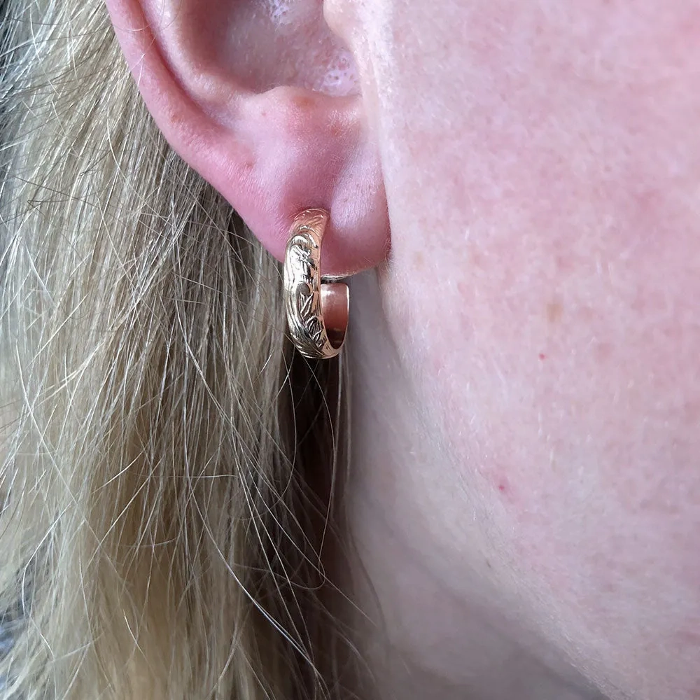 Flora Hoop Earrings