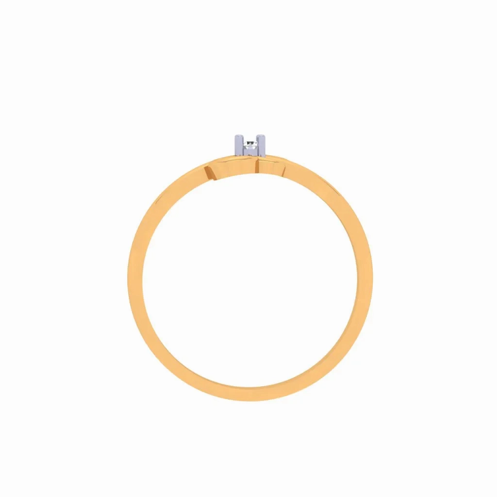 Floral Design Diamond Ring