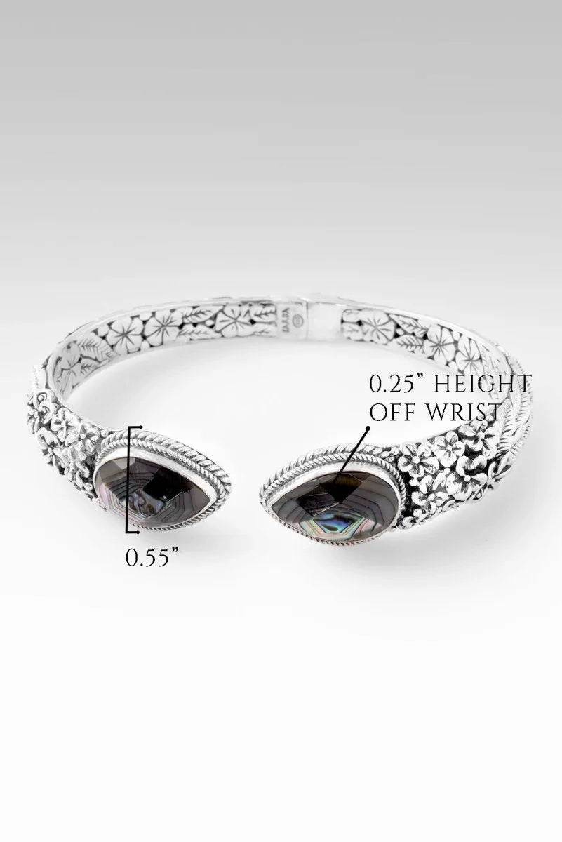 Floral Harmony Tip-to-Tip Bracelet? in Abalone