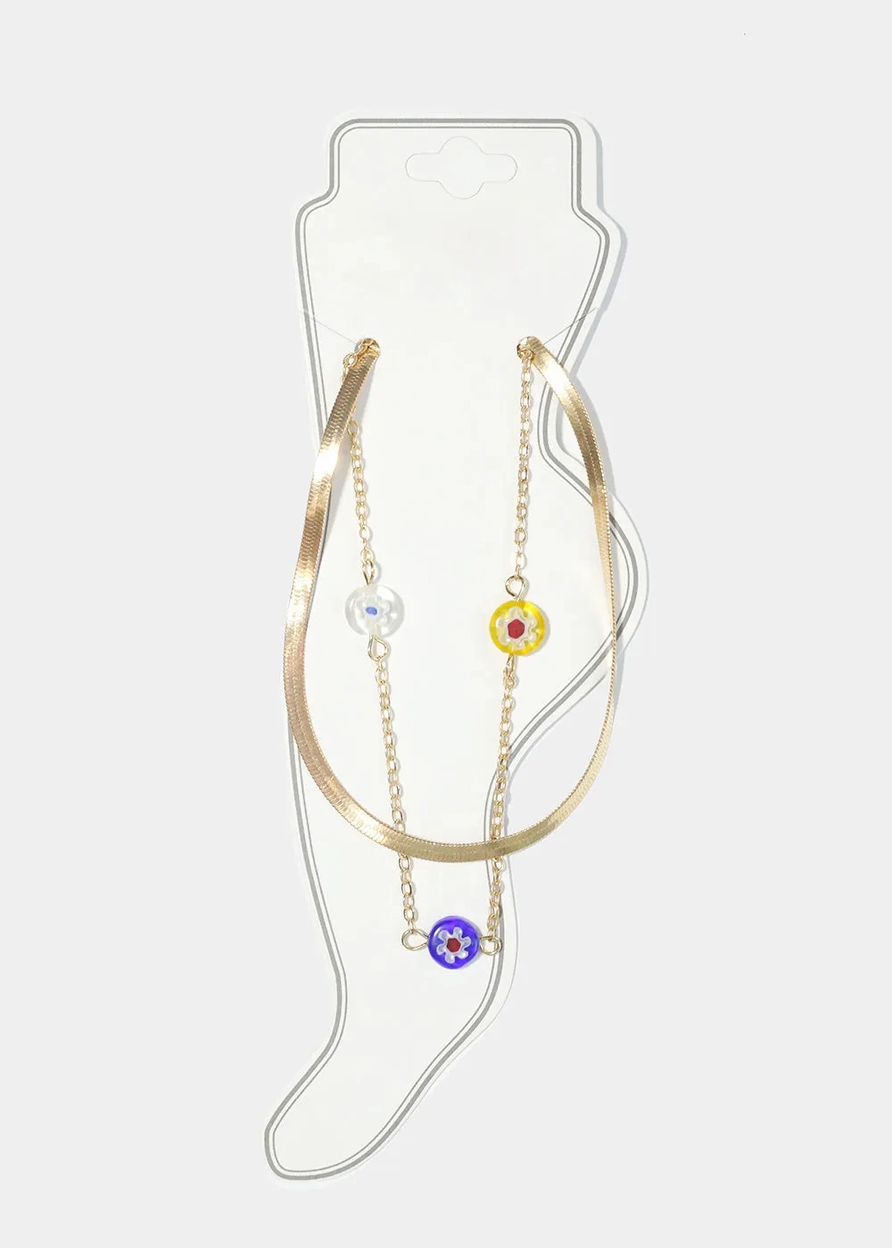 Flower Chain Anklet