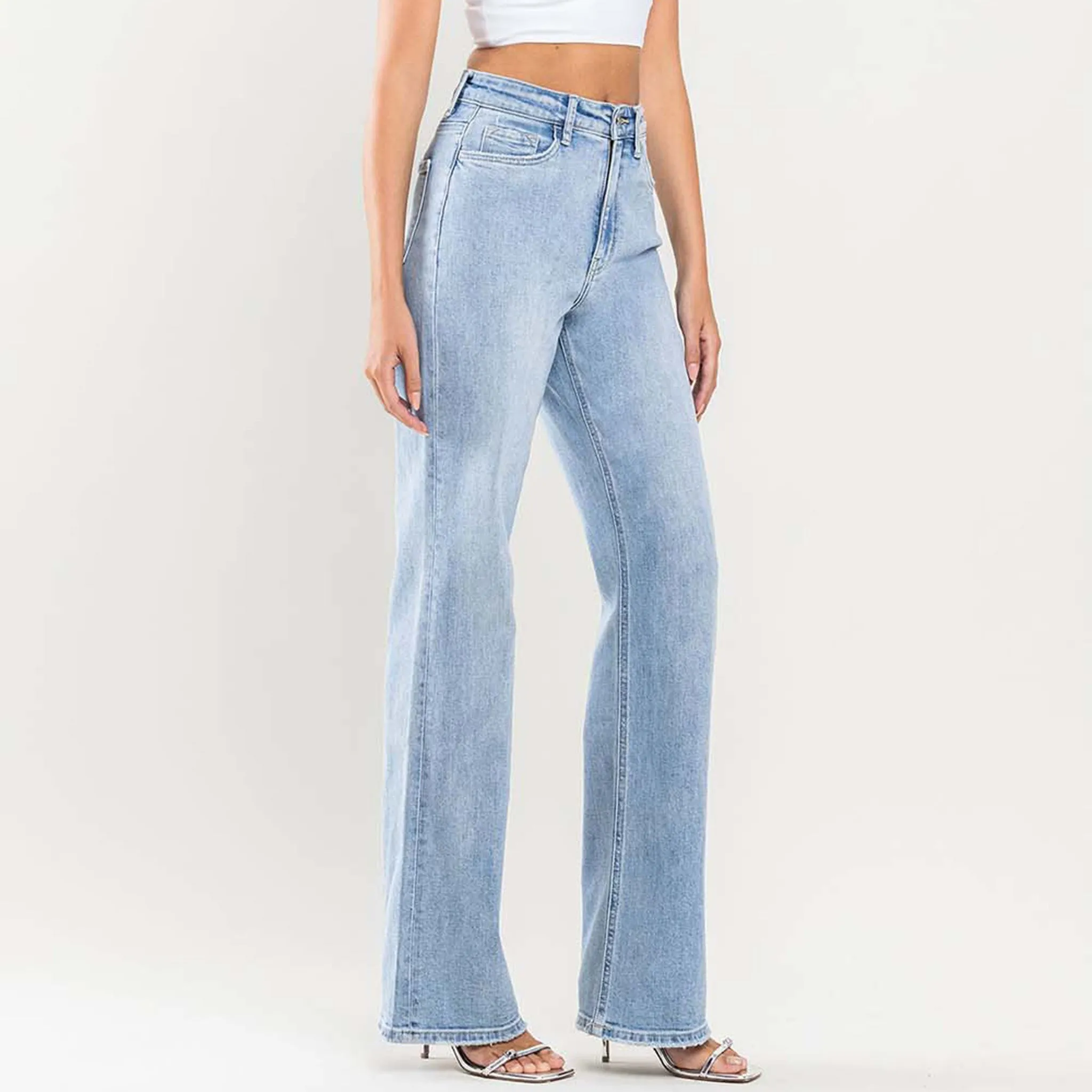 Flying Monkey Damen Vintage 90er Jahre Schlaghose