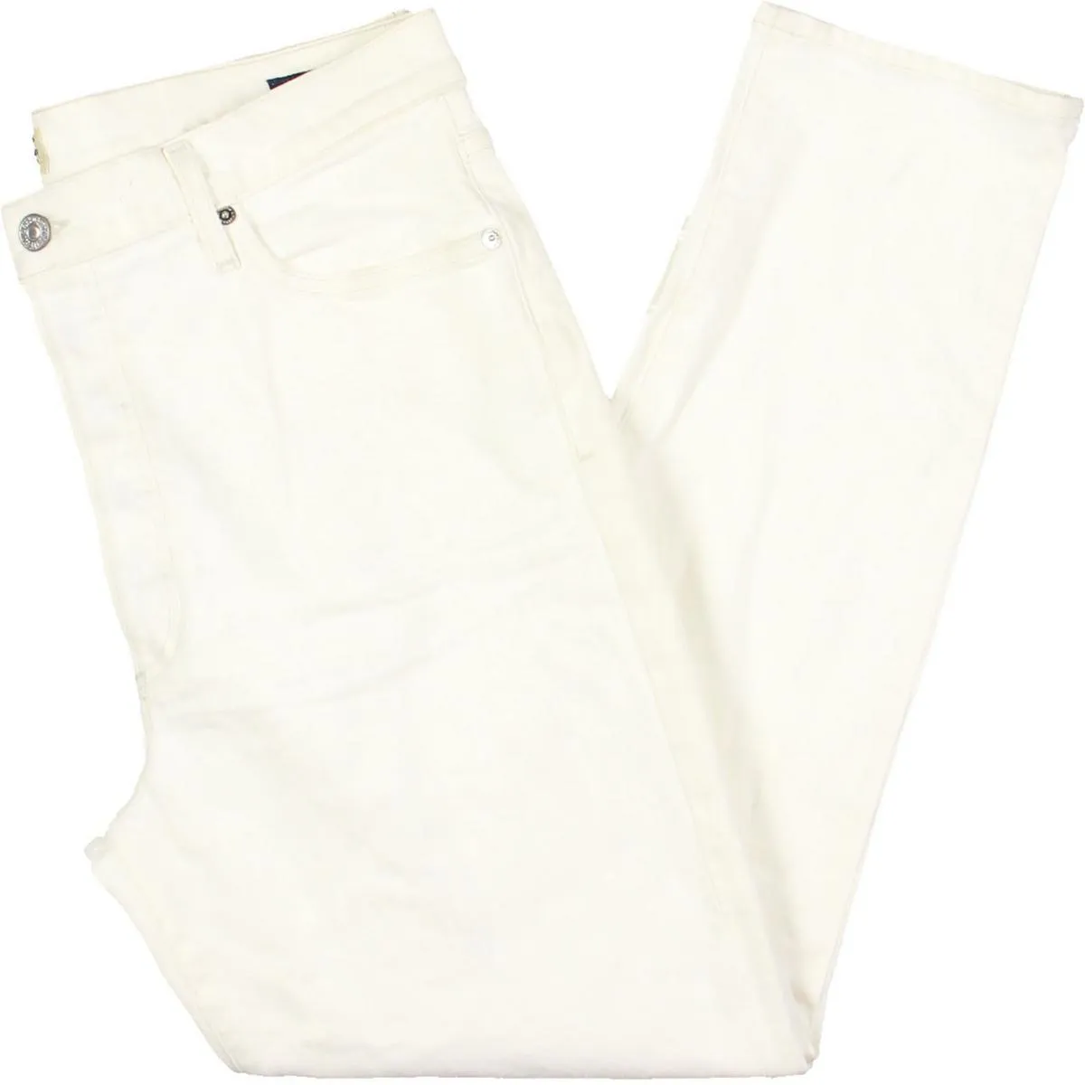 FRAME Damen Olivia Unifarbene Denim Straight-Leg Jeans