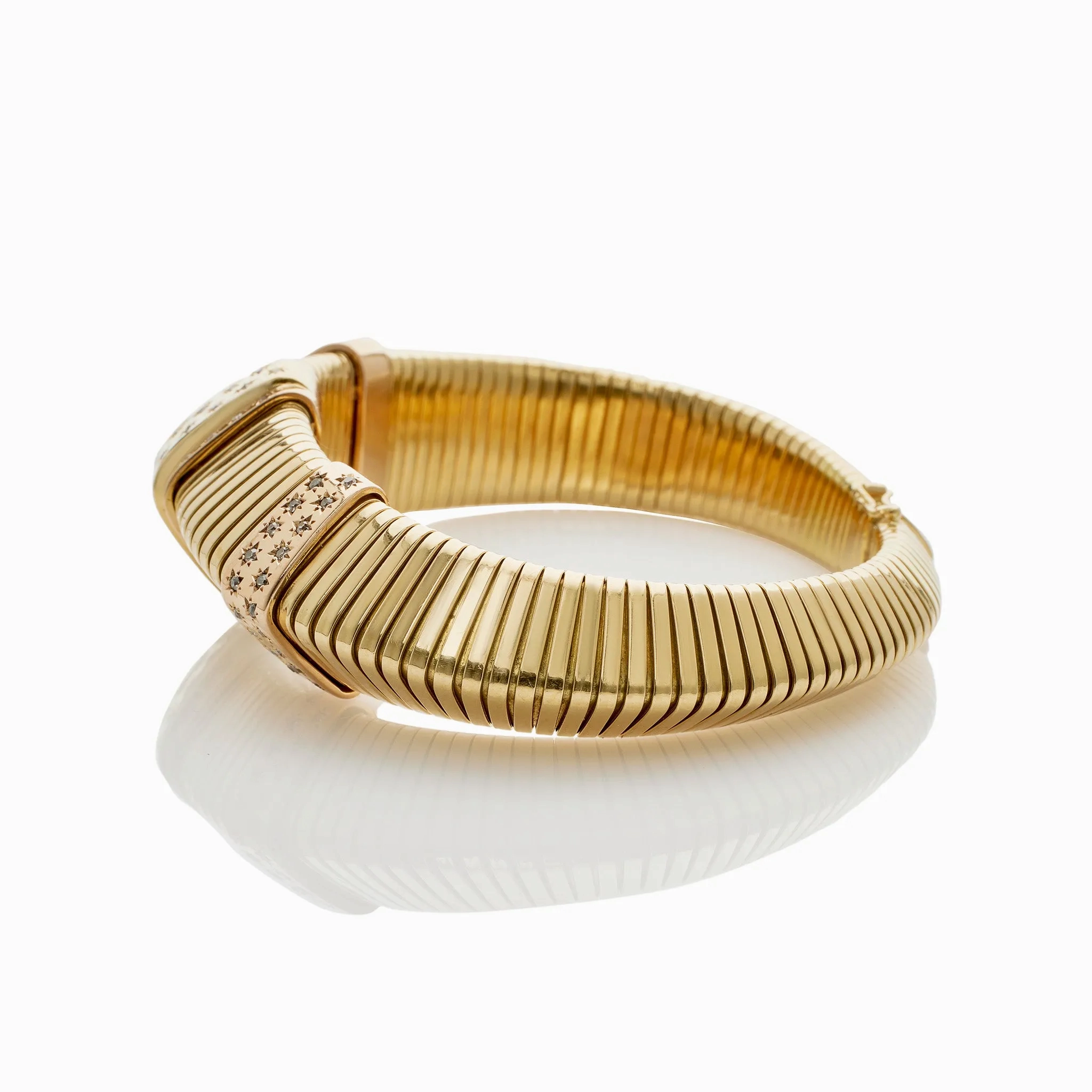 French Retro Triangular &quot;Tubogas&quot;  Bracelet
