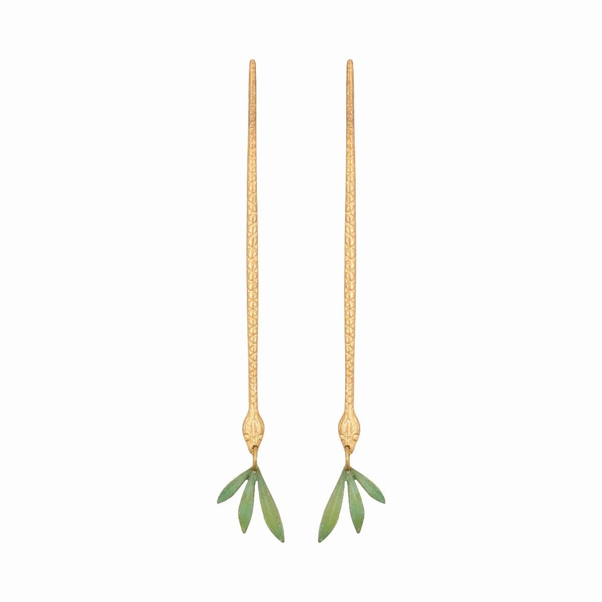 Garden Snake Earrings