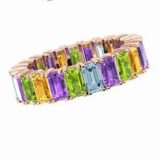 Gemstone Ring Band
