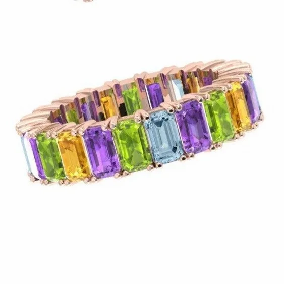 Gemstone Ring Band