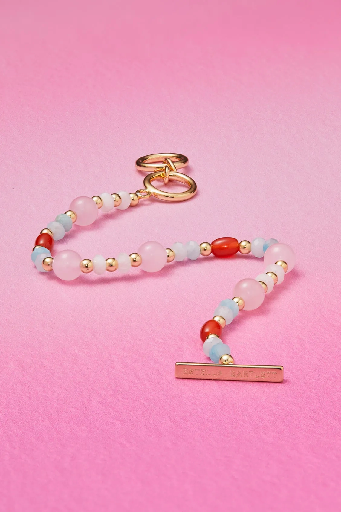 Gemstone T-Bar Bracelet