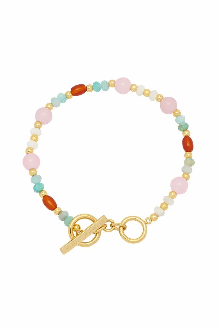 Gemstone T-Bar Bracelet