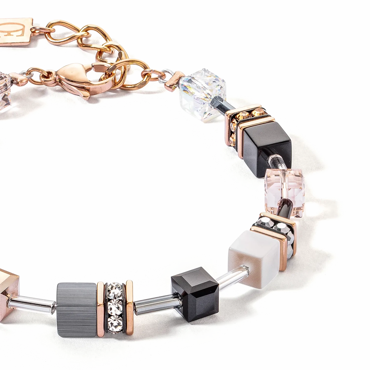 GeoCUBE? Iconic bracelet rose gold soft