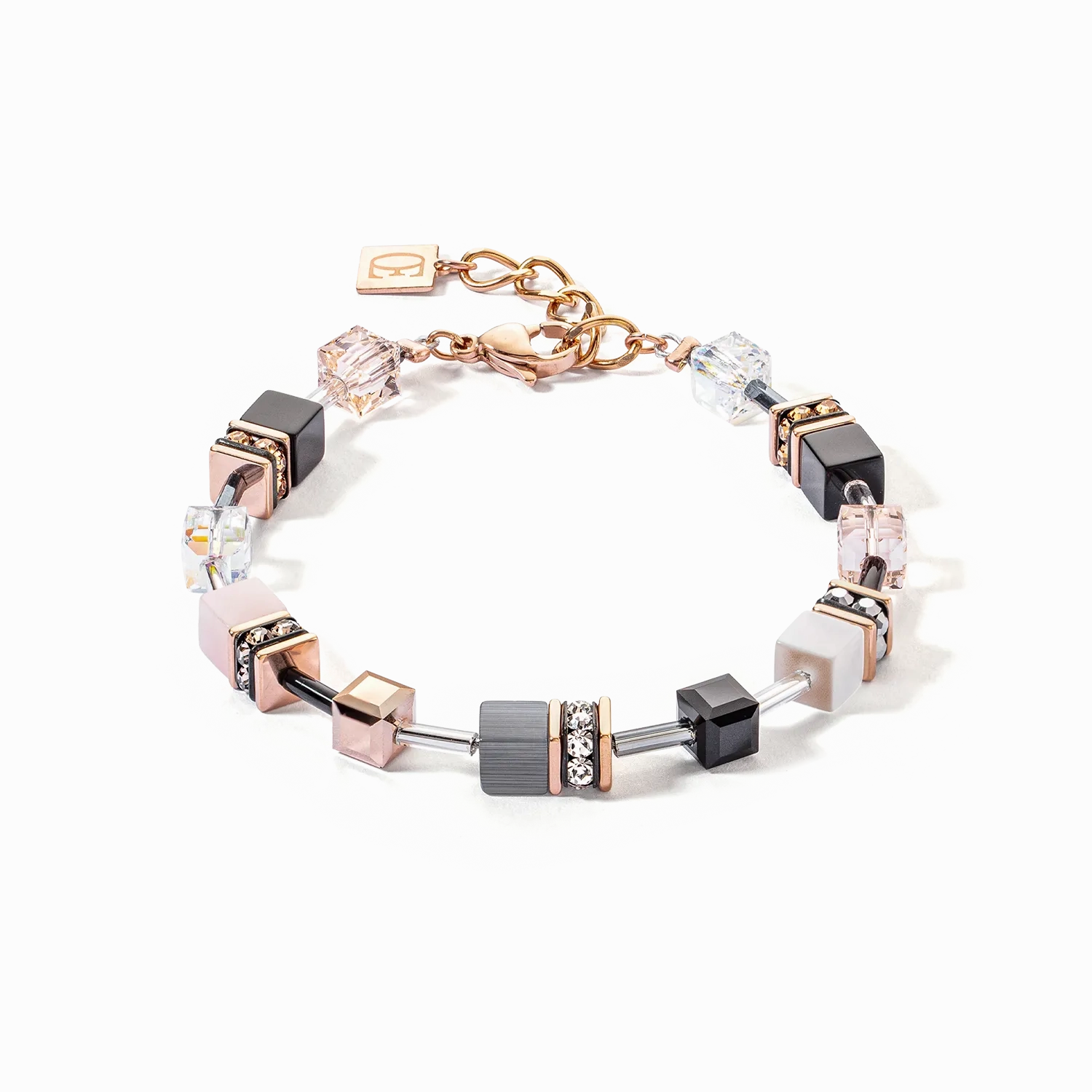 GeoCUBE? Iconic bracelet rose gold soft