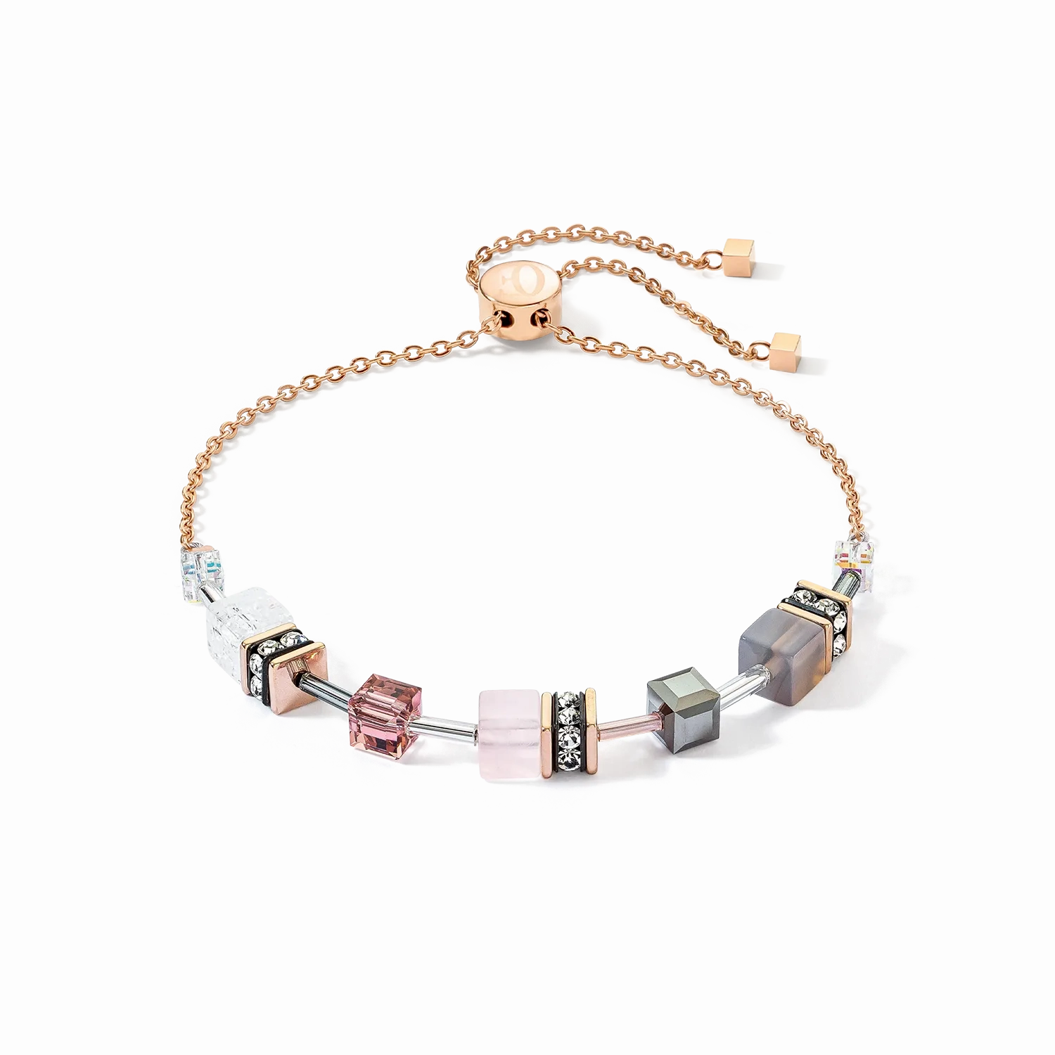 GeoCUBE? Iconic Nature Chain bracelet rose