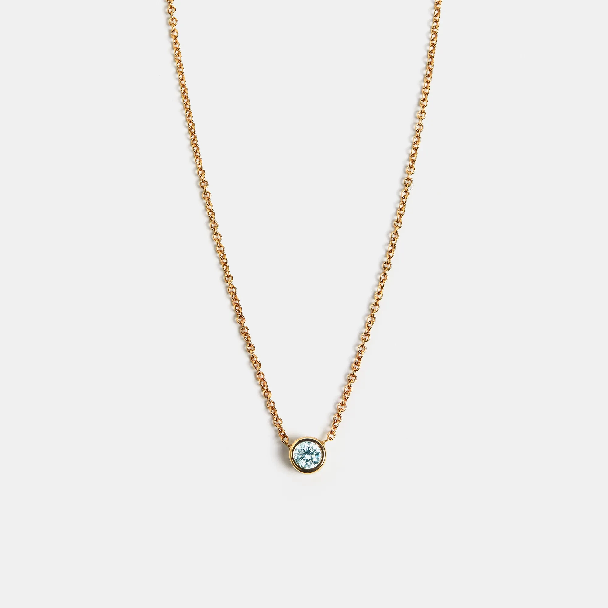 Ginta Necklace with Aquamarine