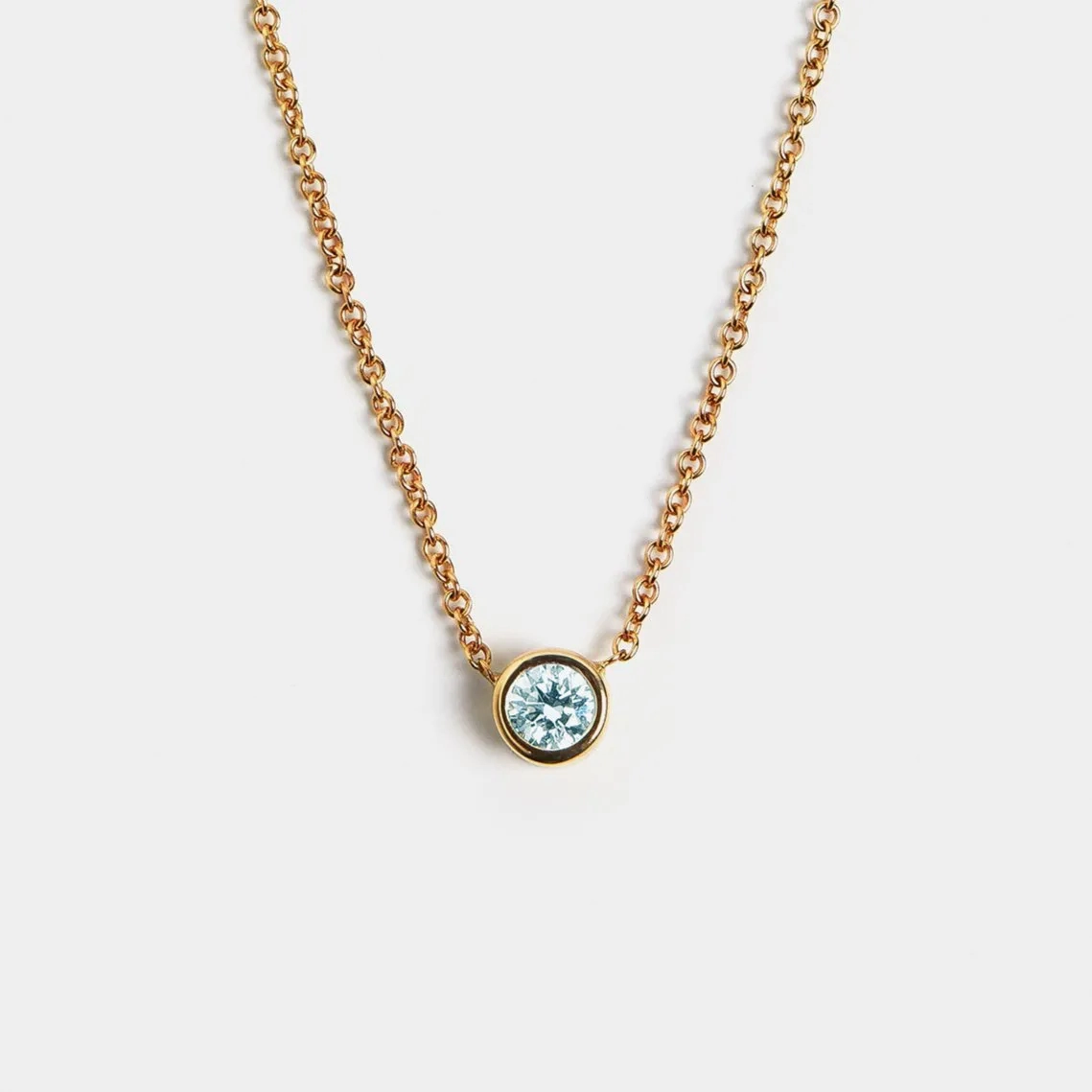 Ginta Necklace with Aquamarine