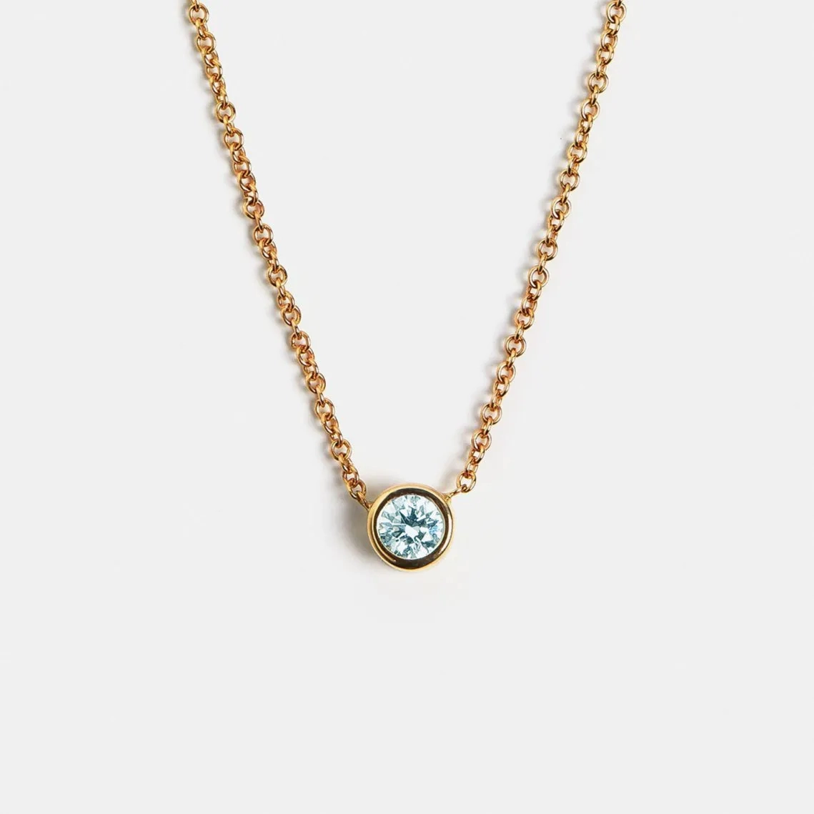 Ginta Necklace with Aquamarine