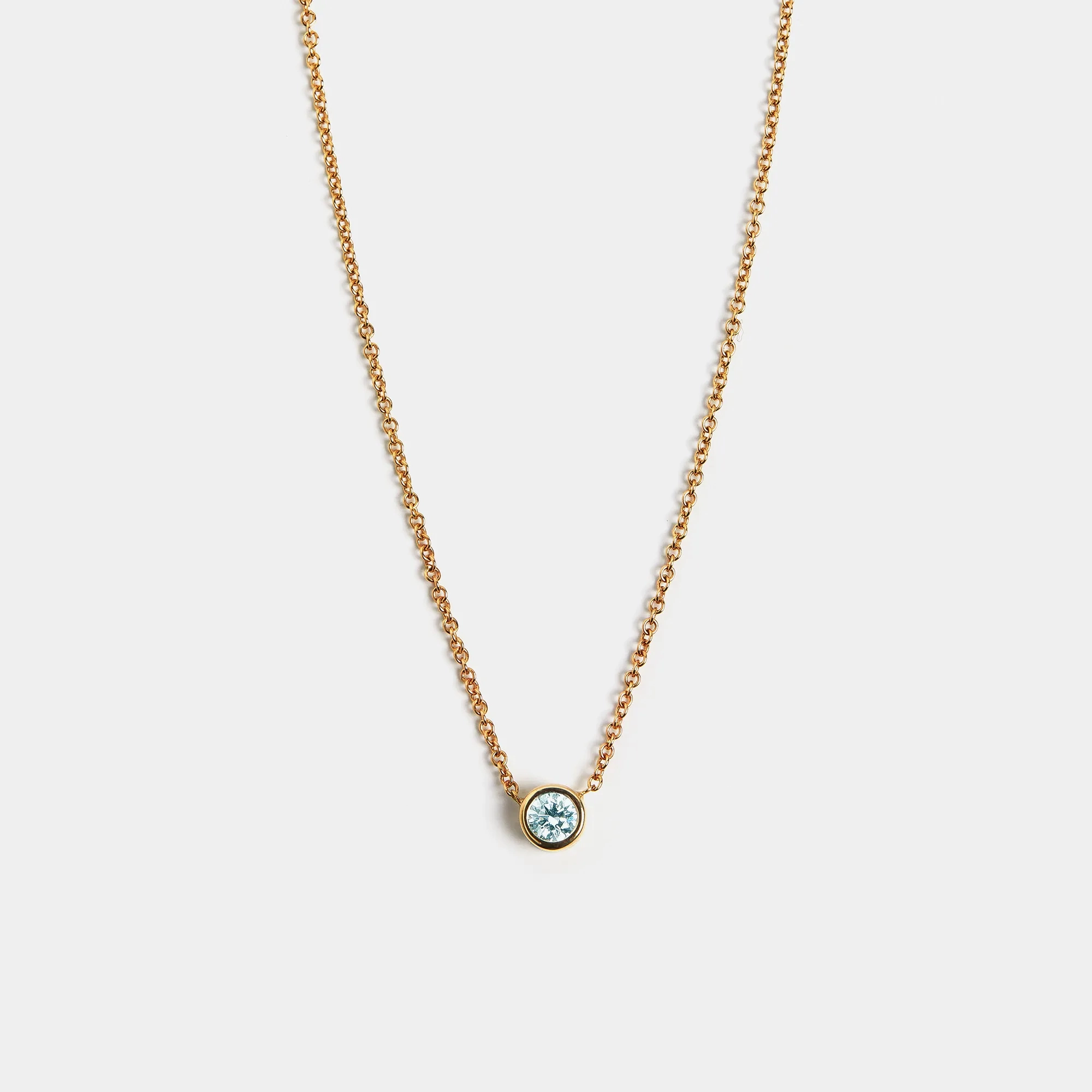 Ginta Necklace with Aquamarine