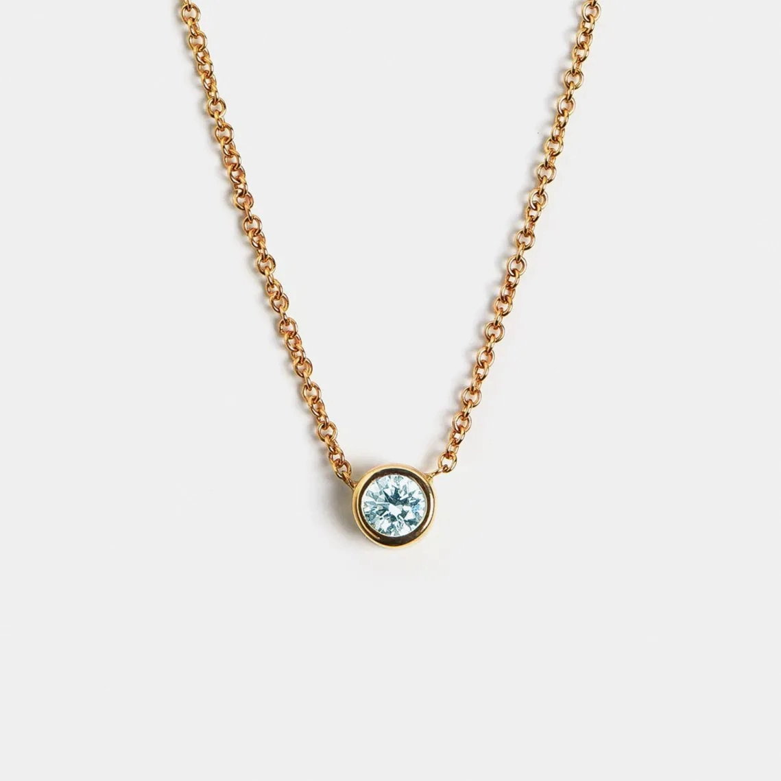 Ginta Necklace with Aquamarine