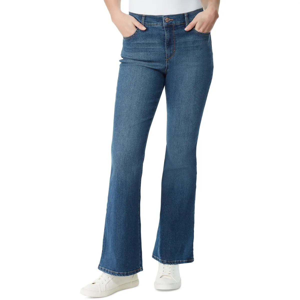 Gloria Vanderbilt Damen High-Rise Bootcut Jeans in mittlerer Waschung