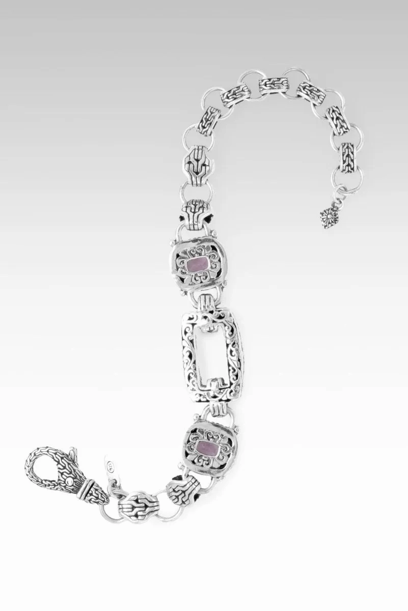 God is Gracious Bracelet? in Sonic Pink? Mystic Quartz
