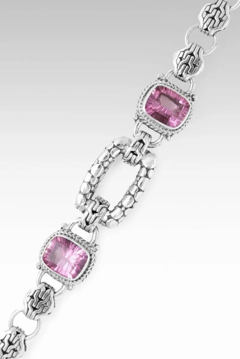 God is Gracious Bracelet? in Sonic Pink? Mystic Quartz