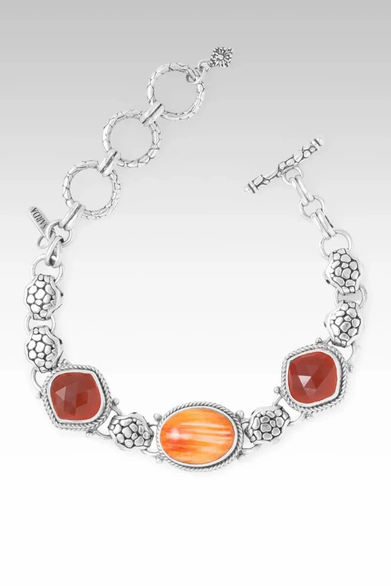 God's Promise Bracelet? in Orange Spiny Oyster &amp; Carnelian